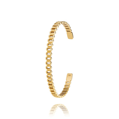 Jonc bracelet doré pour femme