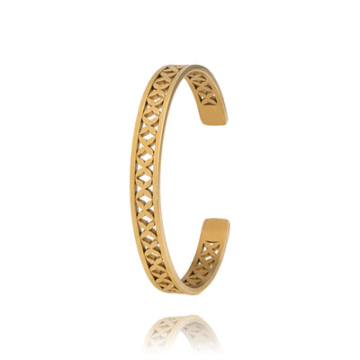 Jonc trèfle à 4 feuilles pour femme