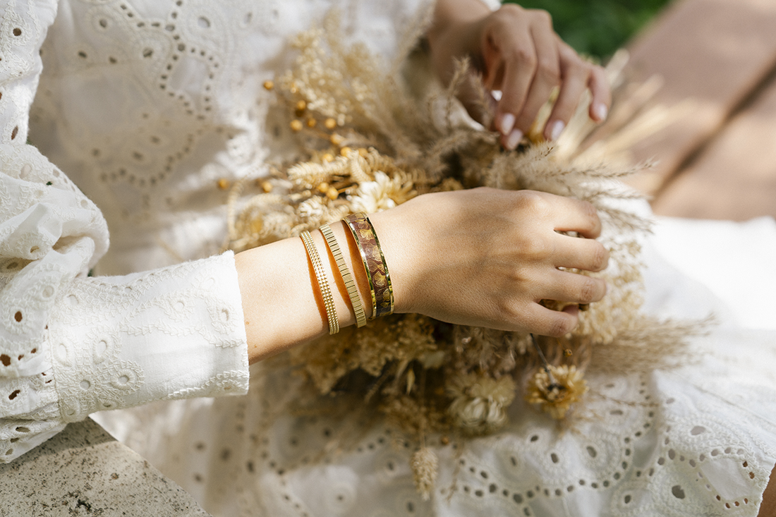 bracelet pour femme doré