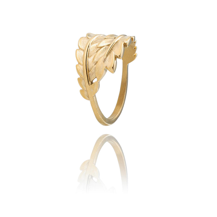 bague pour femme avec feuilles d'olivier
