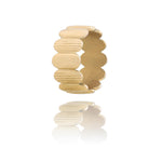 bague en acier inoxydable large pour femme