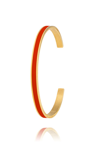 Bracelet jonc ZOELIE - Doré & Pastels - La Boutique de Cha Bracelet jonc ZOELIE - Doré & Pastels - La Boutique de Cha