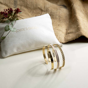 bracelet romantique doré