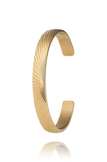 Bracelet Semainier grande taille 7 joncs Acier inoxydable doré Bracelet Semainier grande taille 7 joncs Acier inoxydable doré