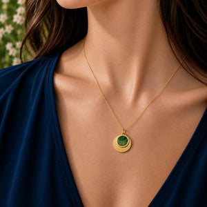 collier bohème Fougère