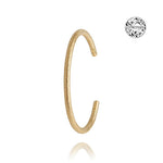 jonc doré Savane bracelet pour femme en acier inoxydable