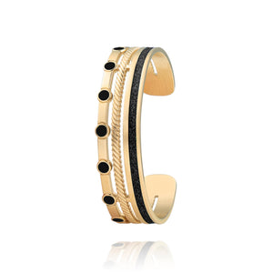 bracelet 3 rangs rigide