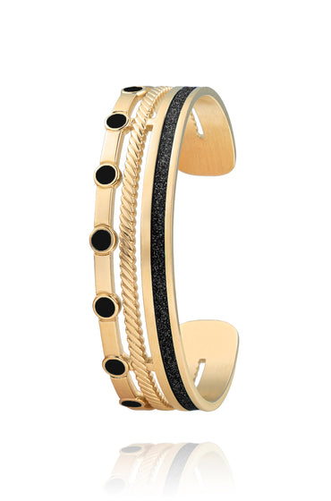 bracelet 3 rangs rigide