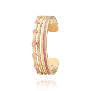 bracelet rose poudré pour femme