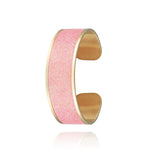 bracelet paillettes roses en acier inoxydable